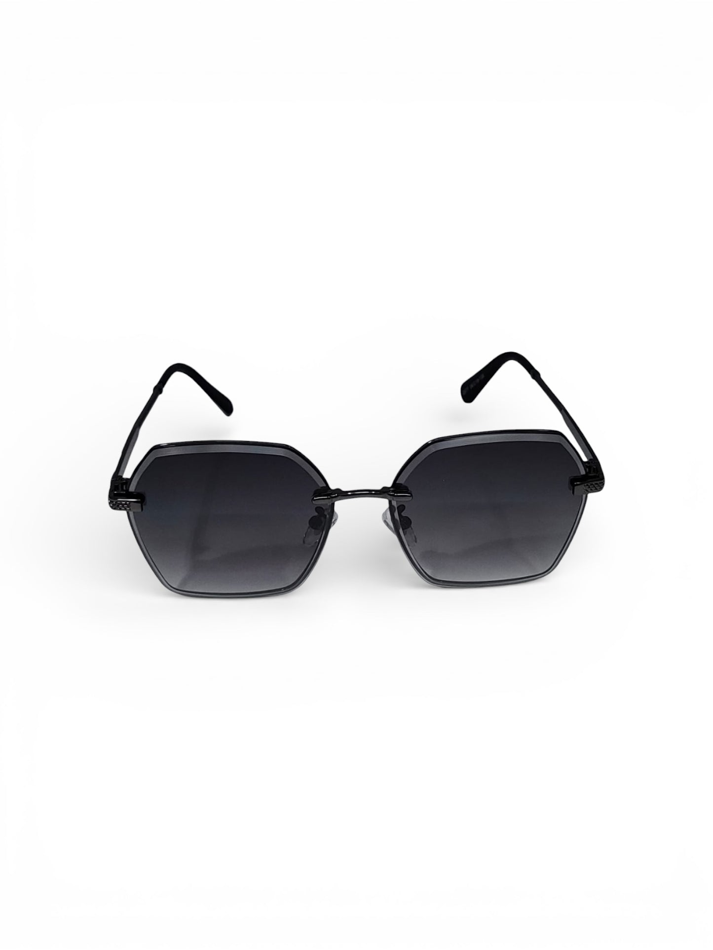Luxe Square Metallic Sunglass 77