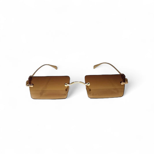 Micasa Rectangular Rimless Sunglass