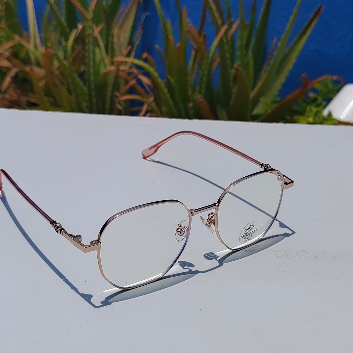 Hexagon metal frame 88011