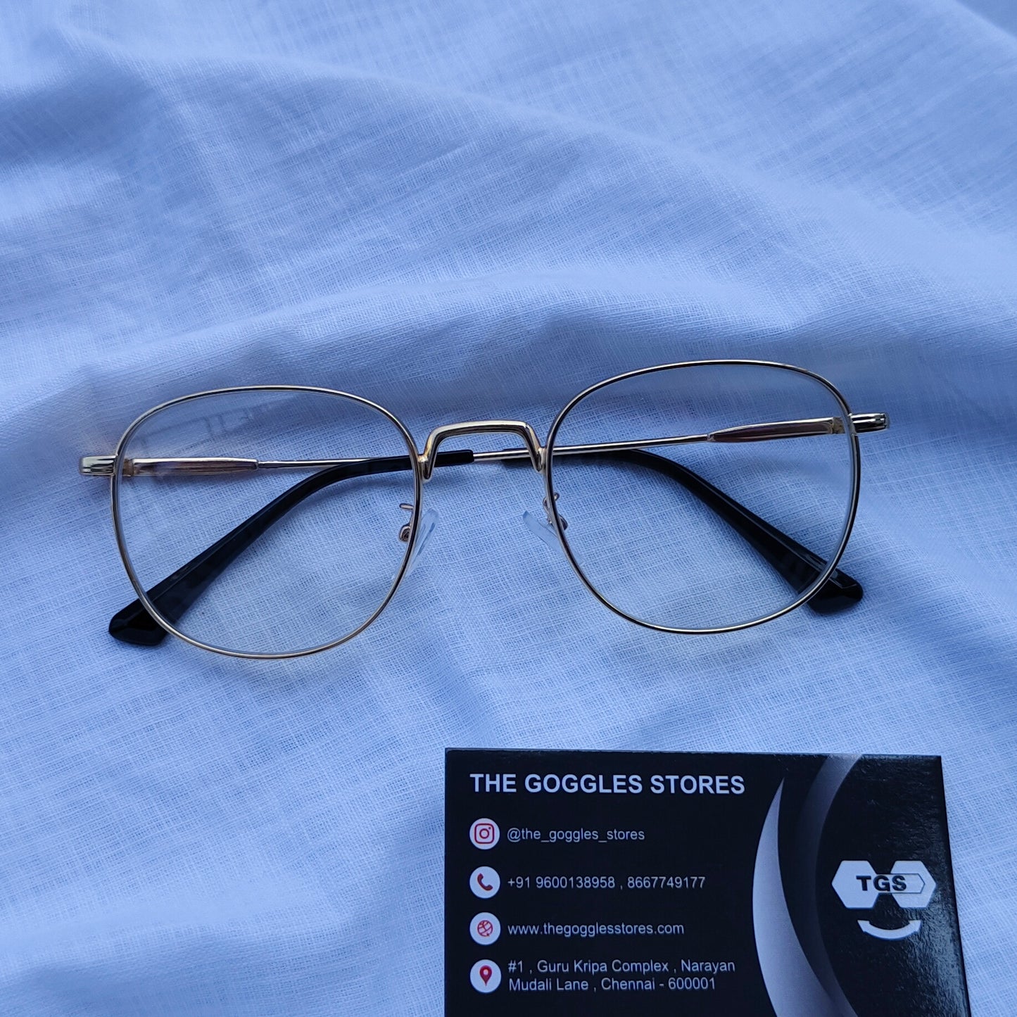 Vintage Square Metal Sunglasses