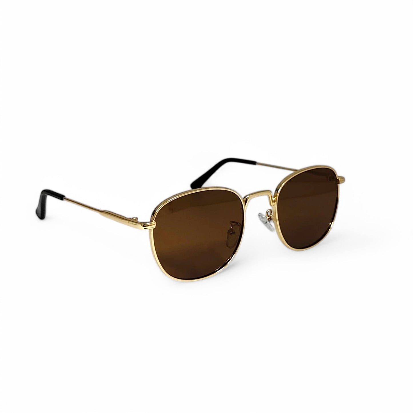Vintage Square Metal Sunglasses