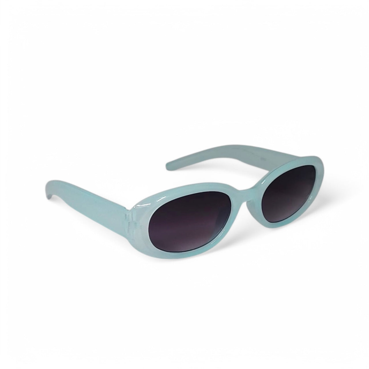 Solid Oval Sunglasses