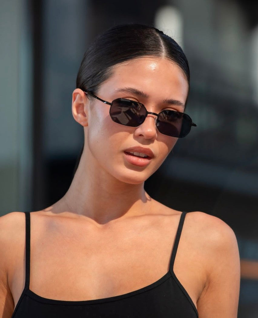 Spike Rectangular Sunglasses