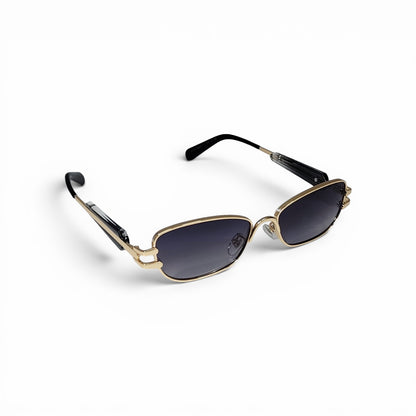 Thick Side Metal Sunglass