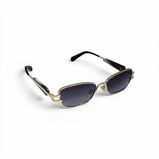 Thick Side Metal Sunglass