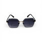 Luxe Square Metallic Sunglass 77
