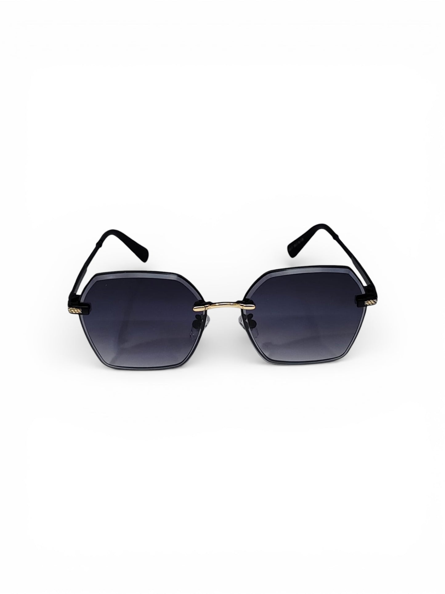 Luxe Square Metallic Sunglass 77