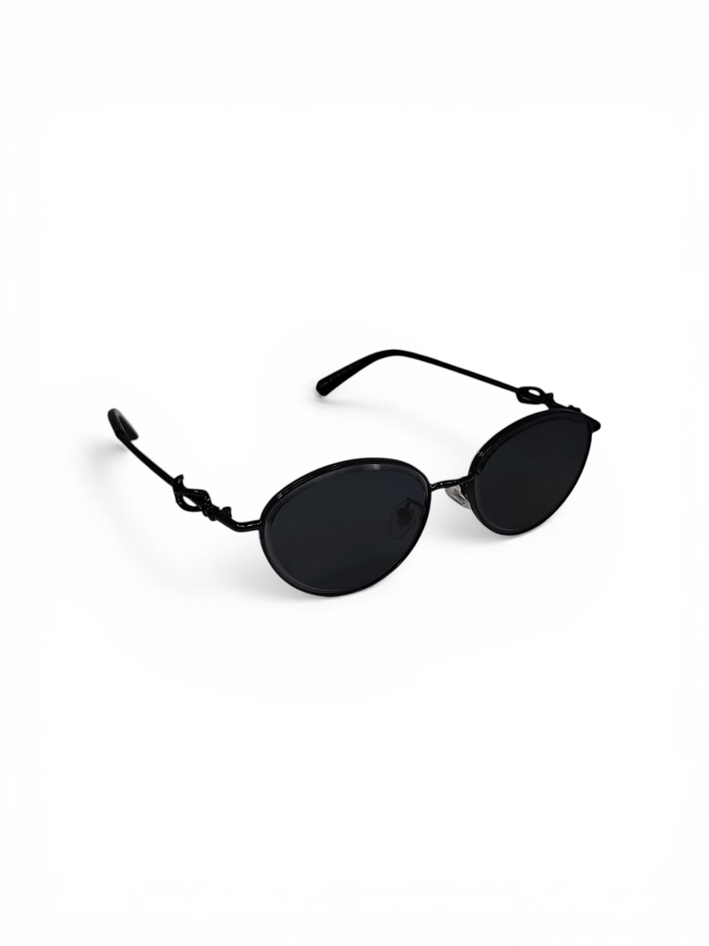 Luxe Oval Metallic Sunglass 06