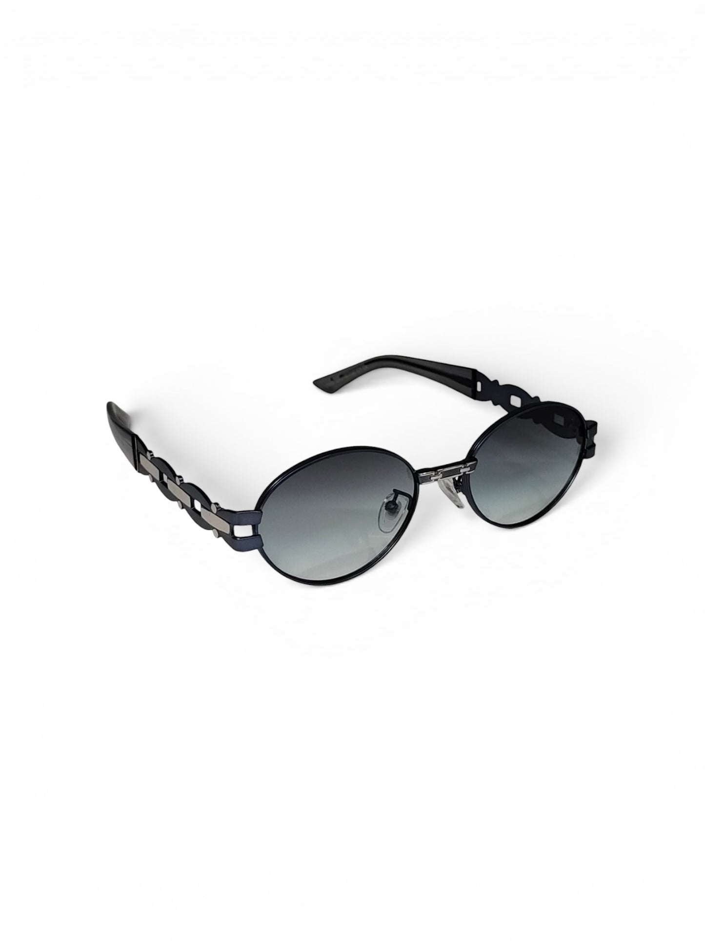 Luxe Oval Metallic Sunglass 83