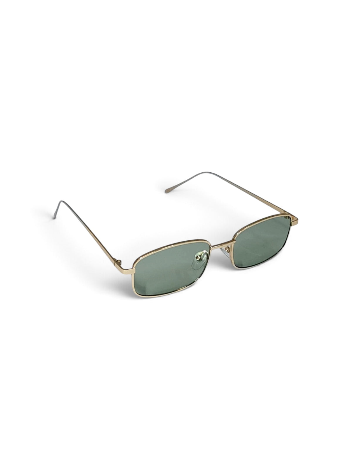 Onyx Rectangle Metal Sunglass