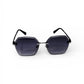 Luxe Square Metallic Sunglass 77