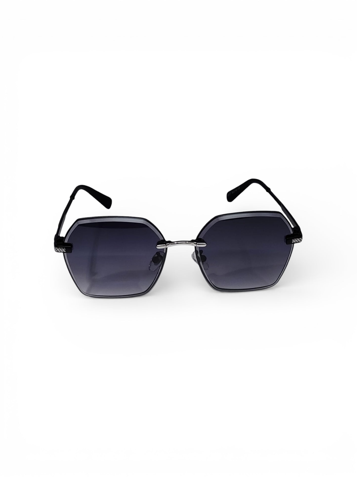 Luxe Square Metallic Sunglass 77