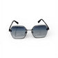 Luxe Square Metallic Sunglass 77