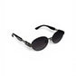 Luxe Oval Metallic Sunglass 09