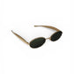 Thick Metal Oval Sunglass