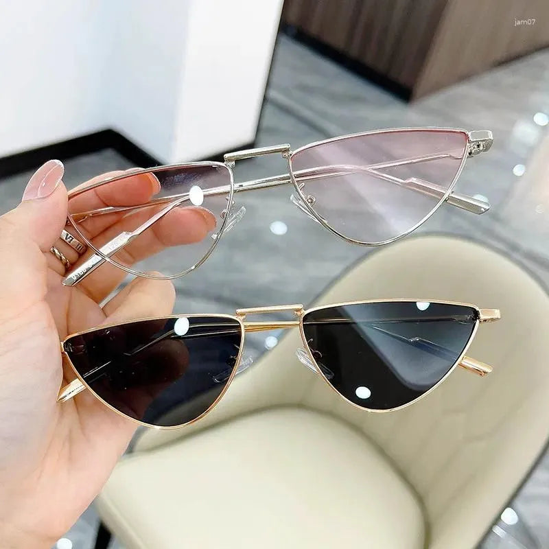 Korean Triangle Metal Sunglasses