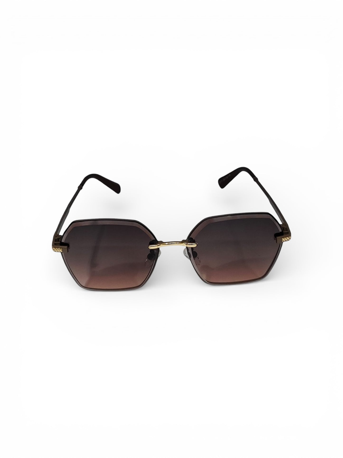 Luxe Square Metallic Sunglass 77