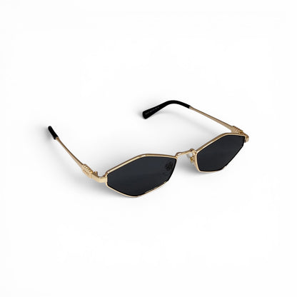 Rich Polygon Metal Sunglass
