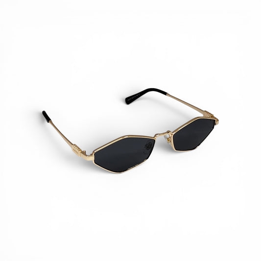 Rich Polygon Metal Sunglass