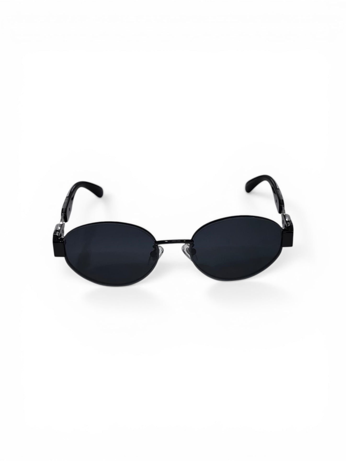 Luxe Oval Metallic Sunglass 09