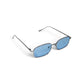 Onyx Rectangle Metal Sunglass
