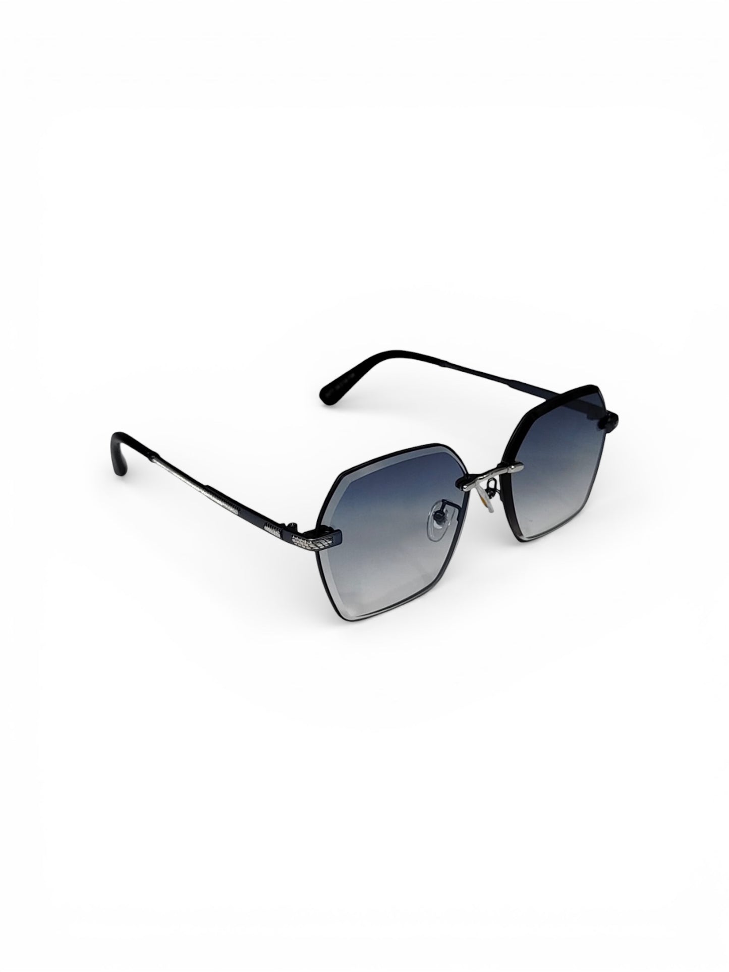 Luxe Square Metallic Sunglass 77