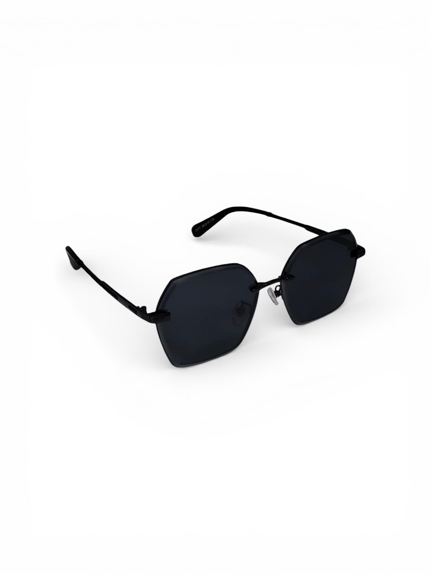 Luxe Square Metallic Sunglass 77