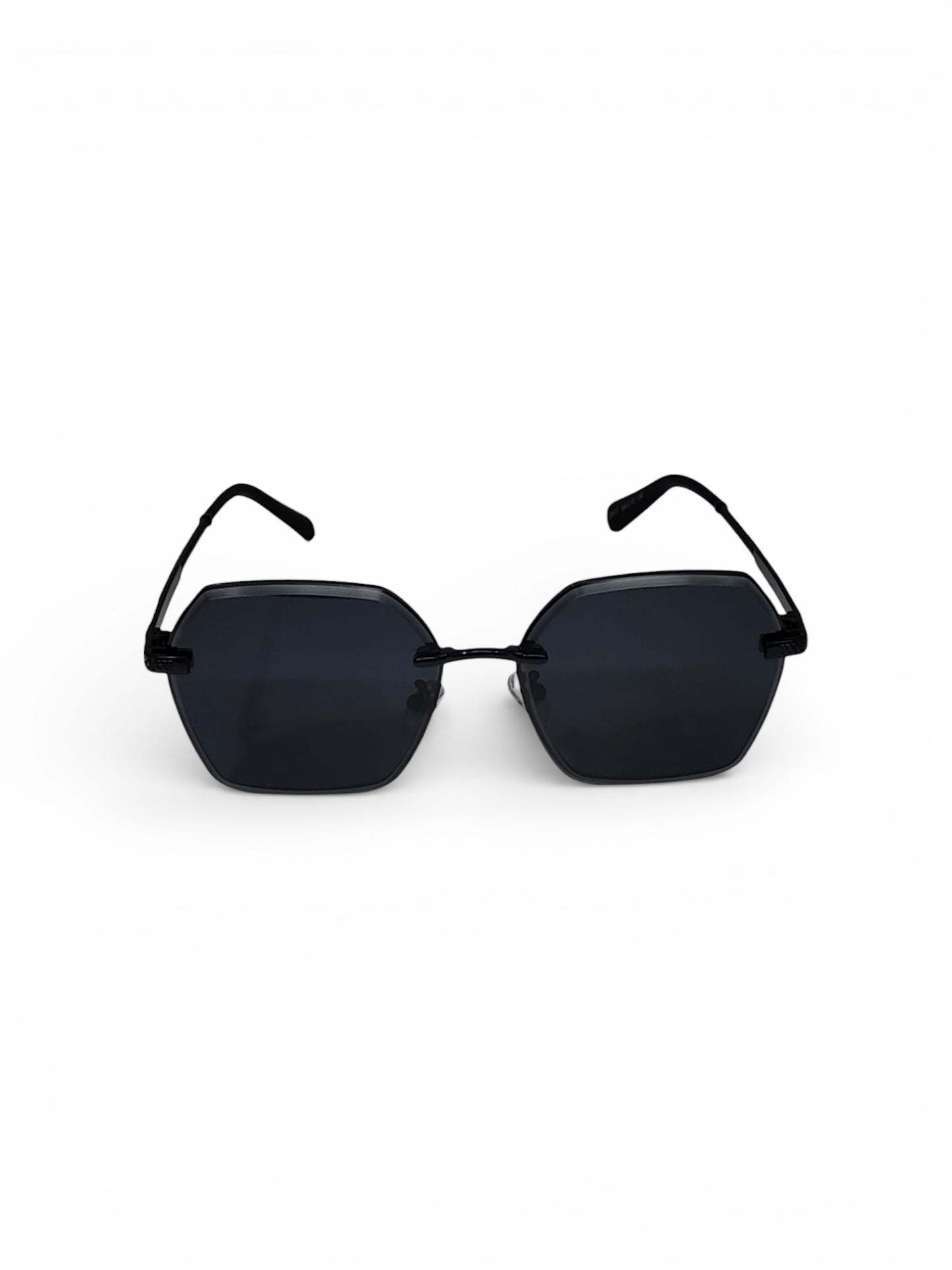 Luxe Square Metallic Sunglass 77