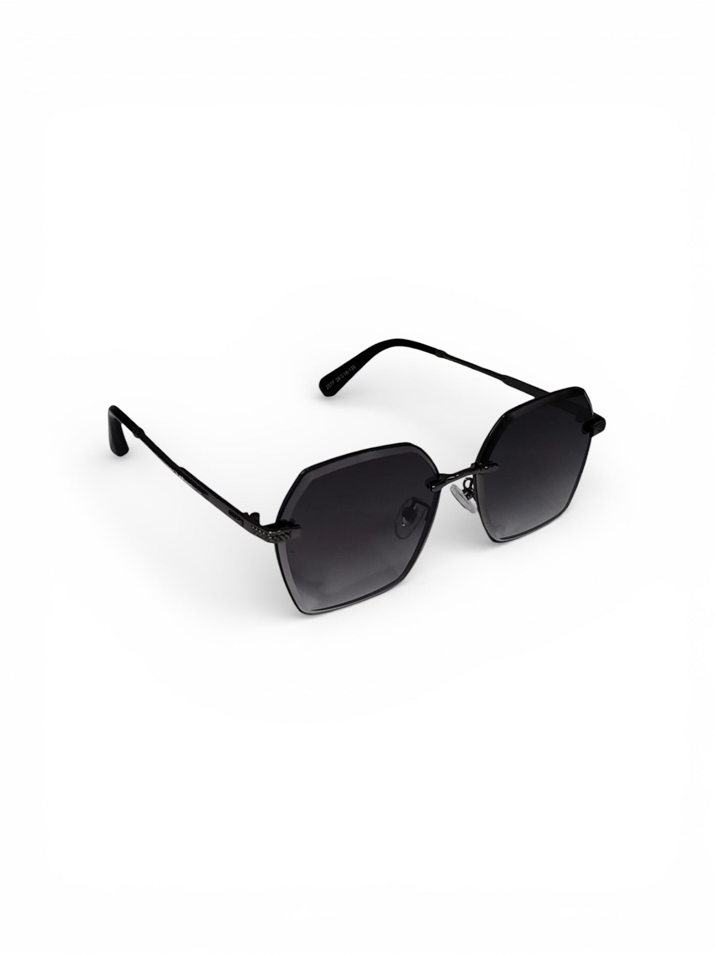 Luxe Square Metallic Sunglass 77