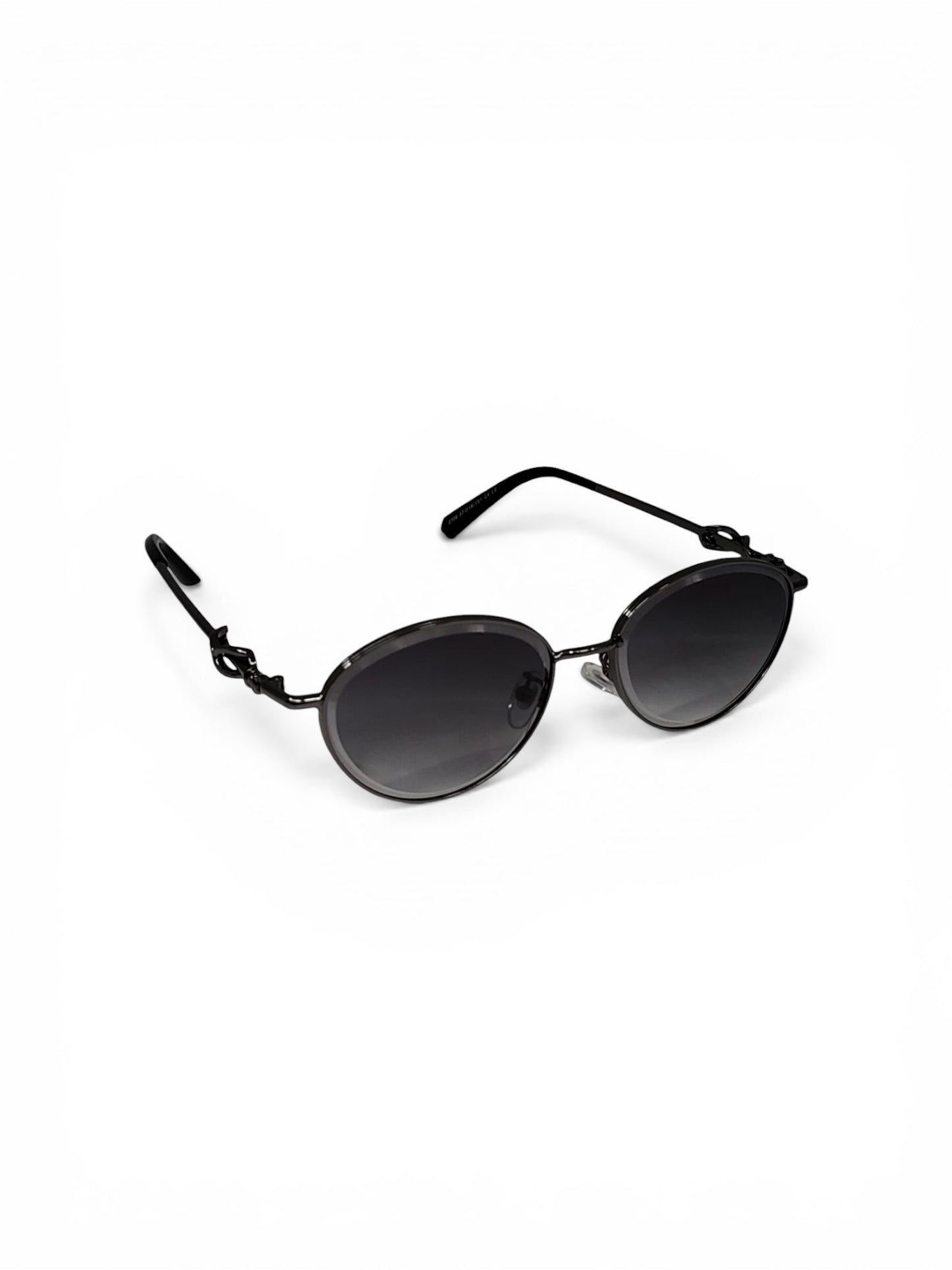 Luxe Oval Metallic Sunglass 06