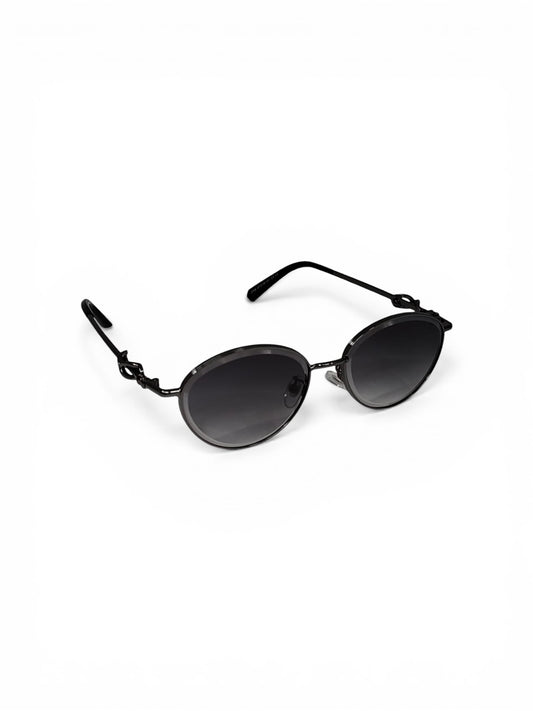 Luxe Oval Metallic Sunglass 06