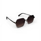 Luxe Square Metallic Sunglass 77