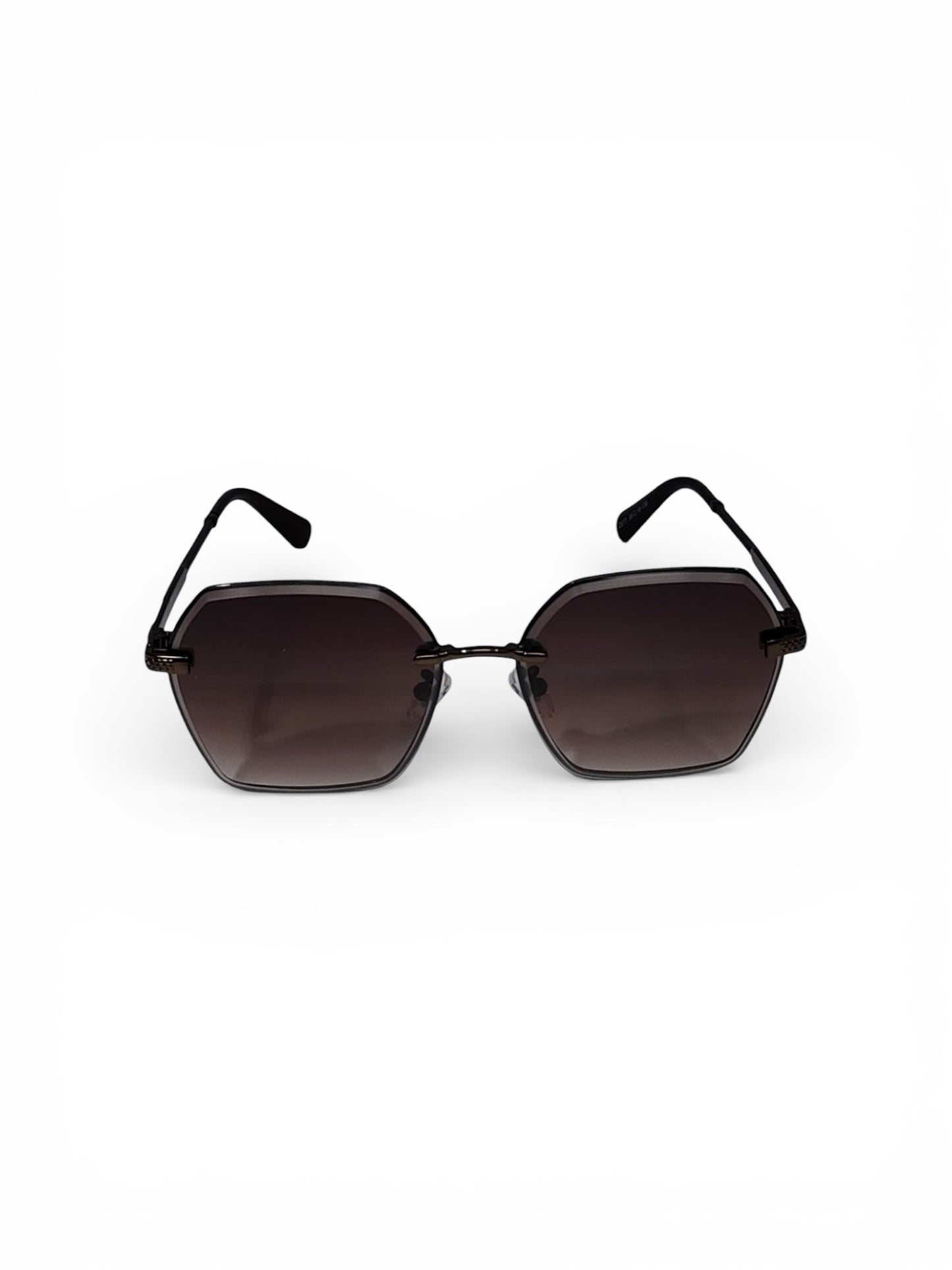 Luxe Square Metallic Sunglass 77