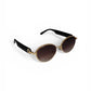 Luxe Oval Metallic Sunglass 99
