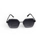 Luxe Square Metallic Sunglass 77