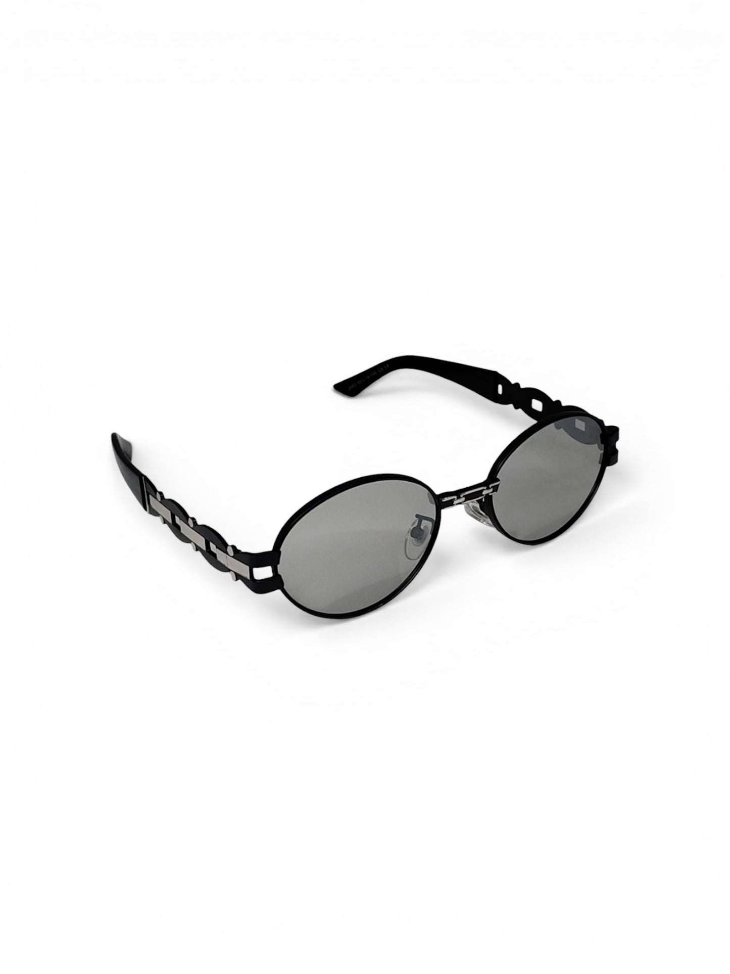 Luxe Oval Metallic Sunglass 83