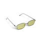 Onyx Rectangle Metal Sunglass