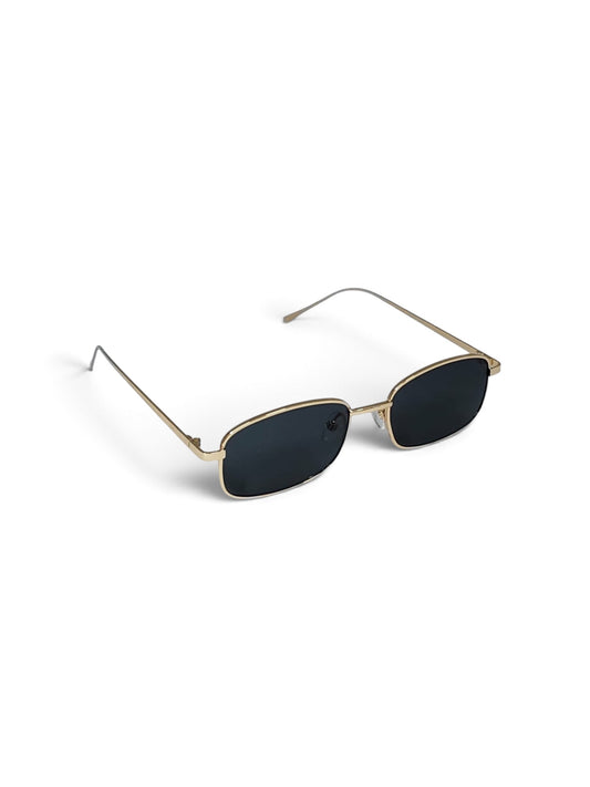 Onyx Rectangle Metal Sunglass