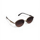 Luxe Oval Metallic Sunglass 06