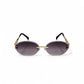 Metal Oval Rimless Unisex Sunglass