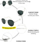Round TGS Metal Unisex Sunglasses