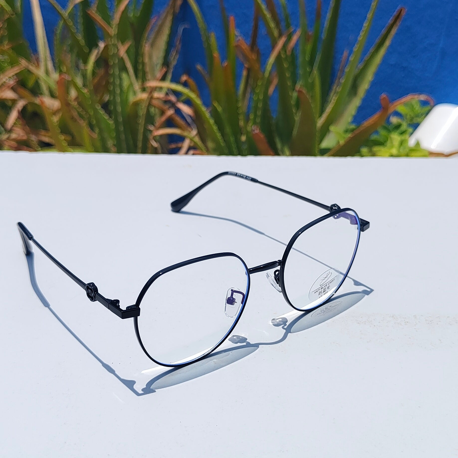 Metal frame with blue ray glasses 30053 - Main Image