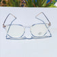 Unisex fancy frame with blue ray 85069