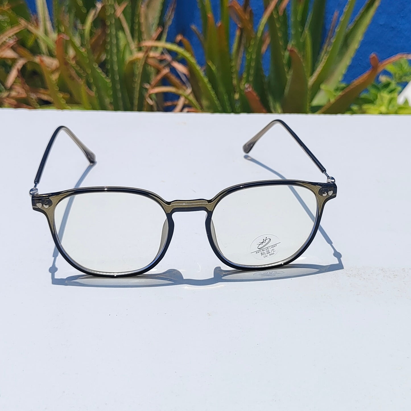 Unisex fancy frame with blue ray 85069