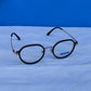 Oval frame with blue ray glass 9888