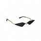 Zap Cut Rimless Sunglass
