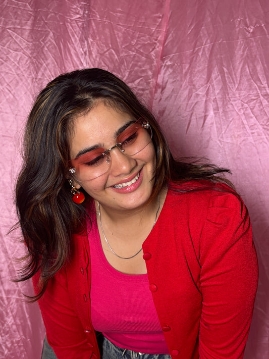 Vintage Rhinestone Rimless