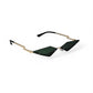 Zap Cut Rimless Sunglass