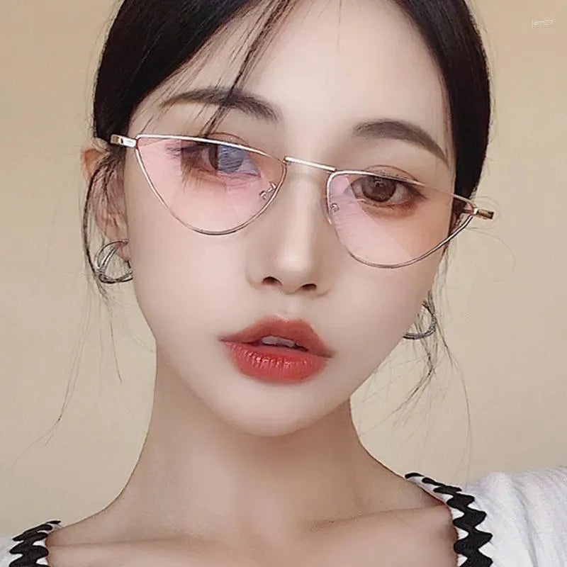 Korean Triangle Metal Sunglasses