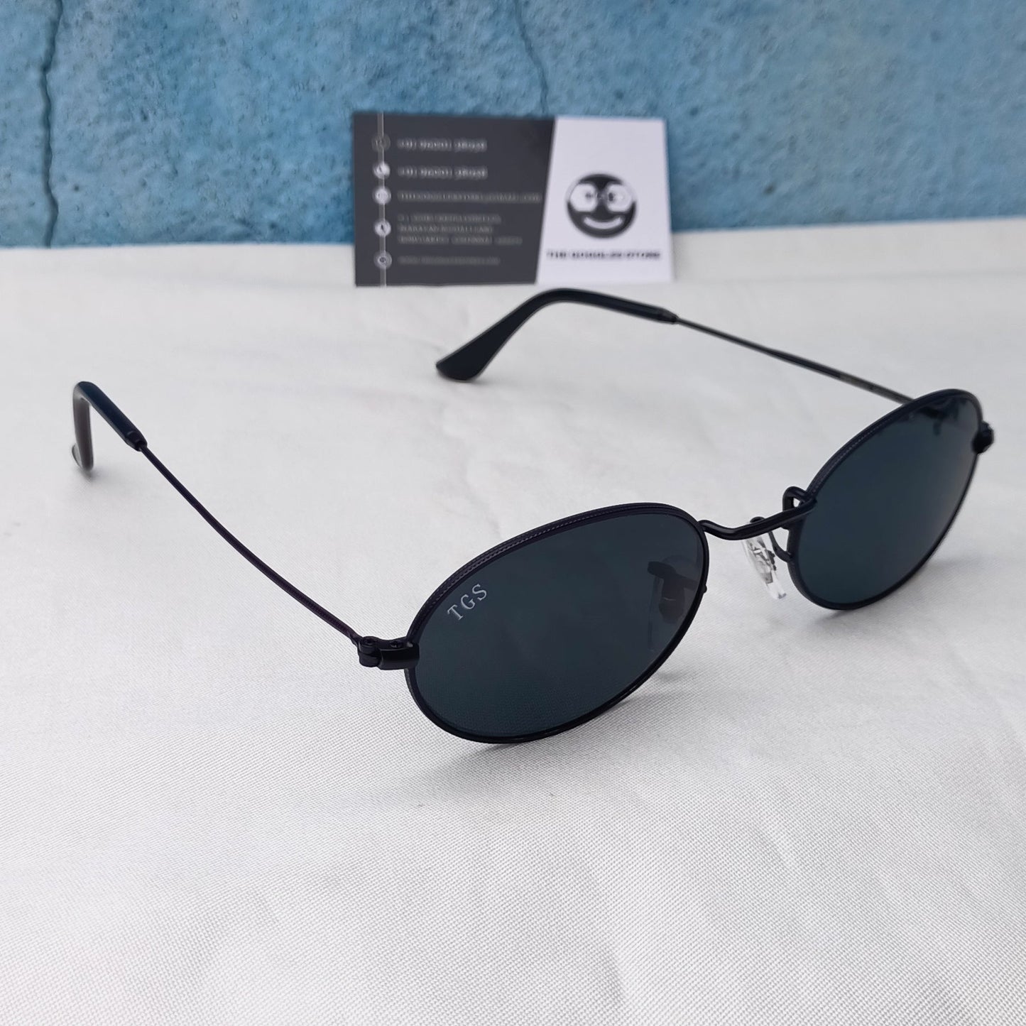 Oval TGS Metal Unisex Sunglasses